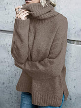 
                        
                          Muat gambar ke penampil Galeri, FISACE Womens Solid Round Neck Oversized Turtleneck Full Sleeve Knitted Sweater Pullover
                        
                      