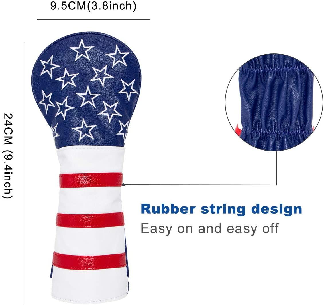 Golf Club Head Covers,Golf Driver Covers Golf Fairway Wood Cover Hybrid Cover - JOY2ESpree
