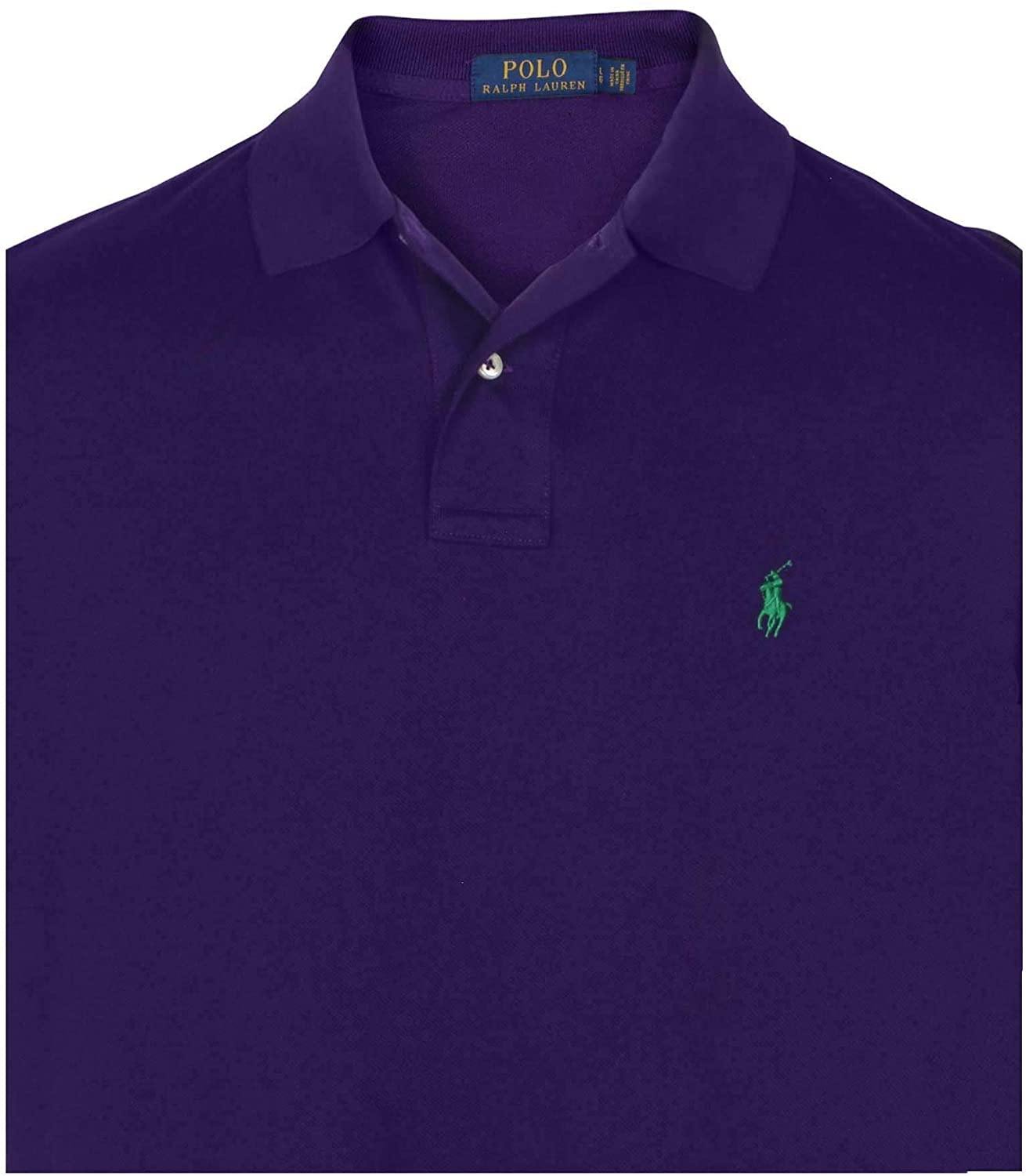 Polo RL Men's Custom Slim Fit Mesh Pony Shirt