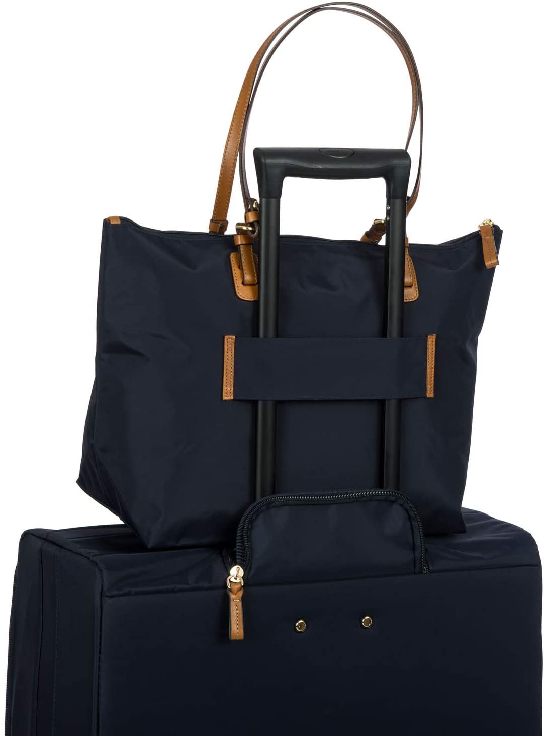 Bric's Women's x-Travel 2.0 Large Sportina Shopper Tote Bag, Navy, One Size