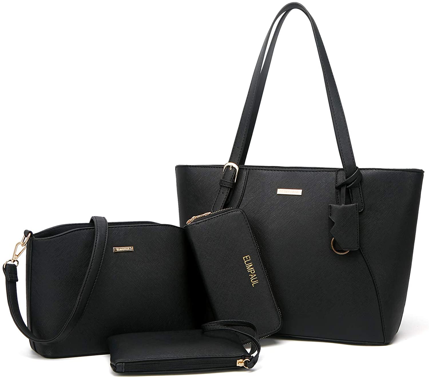 Women Fashion Handbags Wallet Tote Bag Shoulder Bag Top Handle Satchel Purse Set 4pcs