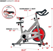 
                        
                          將圖片載入圖庫檢視器 Sunny Health &amp; Fitness Indoor Cycling Exercise Bike with 40 LB Flywheel and Dual Felt Resistance - Pro / Pro II - JOY2ESpree
                        
                      