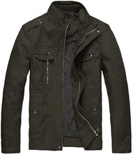 
                        
                          將圖片載入圖庫檢視器 Wantdo Men's Cotton Stand Collar Lightweight Front Zip Jacket
                        
                      