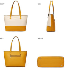 
                        
                          Load image into Gallery viewer, Women Fashion Handbags Wallet Tote Bag Shoulder Bag Top Handle Satchel Purse Set 4pcs
                        
                      