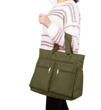 
                        
                          將圖片載入圖庫檢視器 Canvas Tote Bag Waterproof Nylon Multi Pocket Shoulder Bags Laptop Work Bag Teacher Purse and Handbags for Women &amp; Men
                        
                      