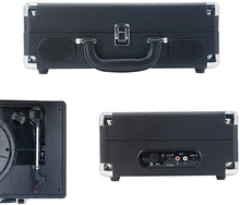 
                        
                          Muat gambar ke penampil Galeri, LP&amp;No.1 Portable Suitcase Turntable with Stereo Speaker,3 Speeds Belt-Drive Vinyl Record Player Black - JOY2ESpree
                        
                      