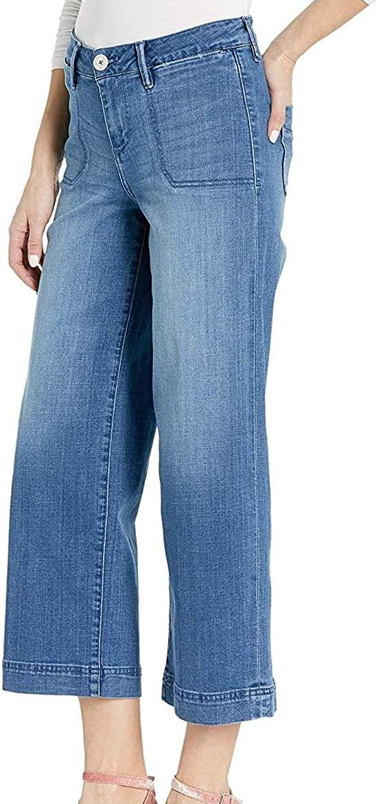 Jag Jeans Women's Simone Wide Leg Denim Crop Jean