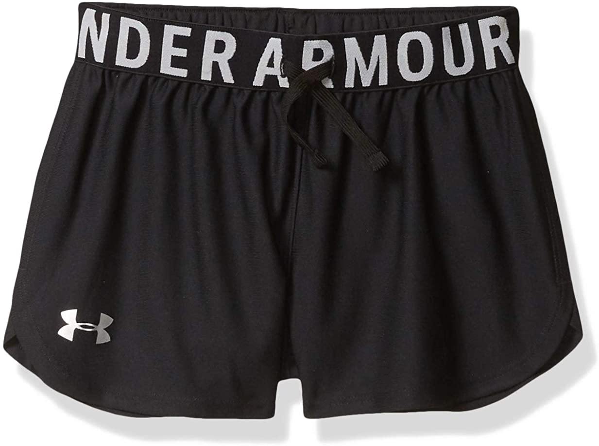 Under Armour Girls' Play Up Solid Workout Gym Shorts