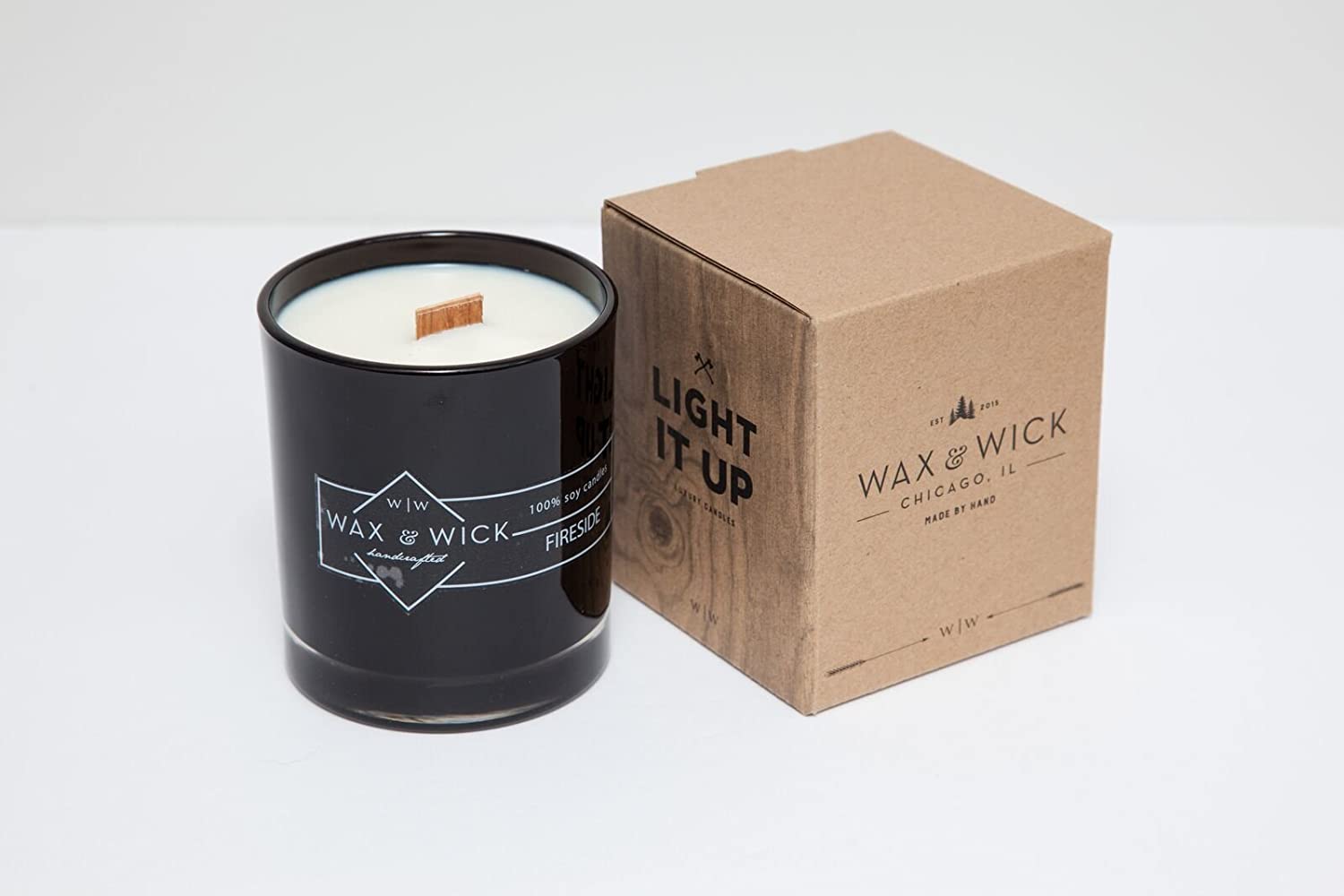 Scented Soy Candle: 100% Pure Soy Wax with Wood Double Wick