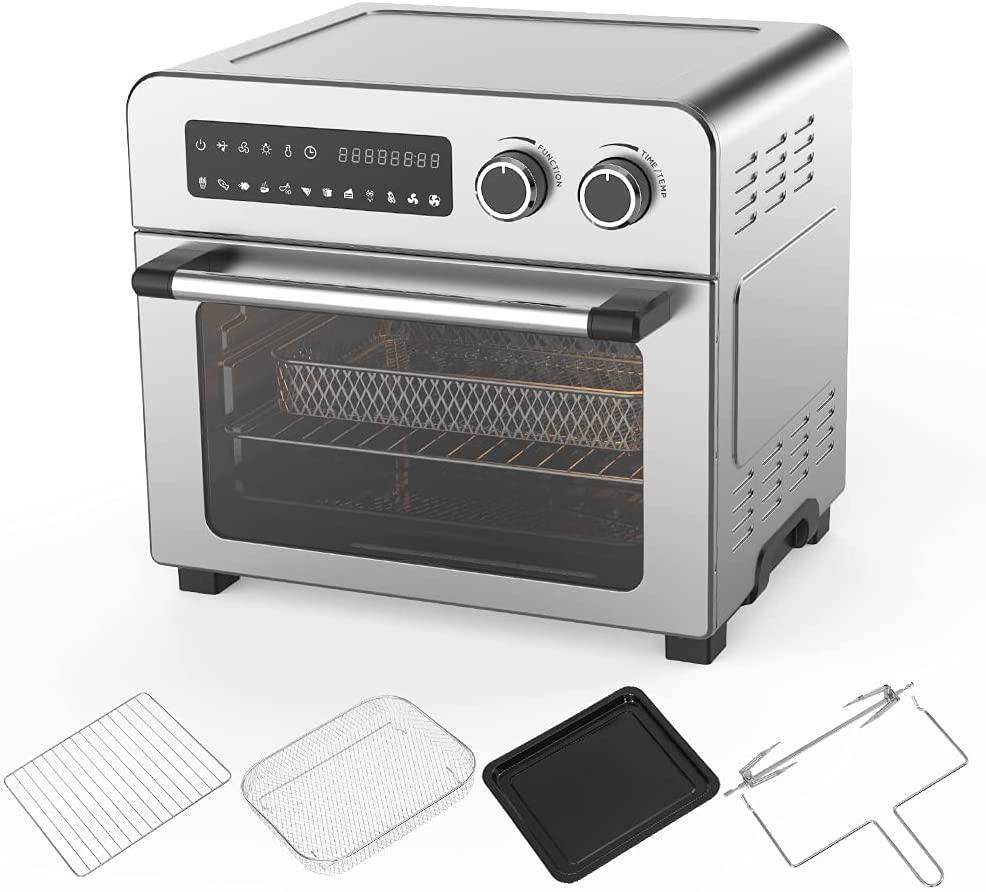 Air Fryer Toaster Oven Combo 8-in-1 Countertop Rotisserie & Dehydrator - JOY2ESpree