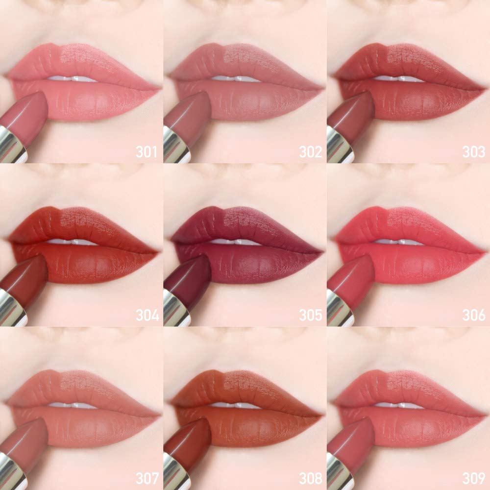 Semi Matte Vegan Lipstick with Creamy Satin Finish, Burnt Sienna