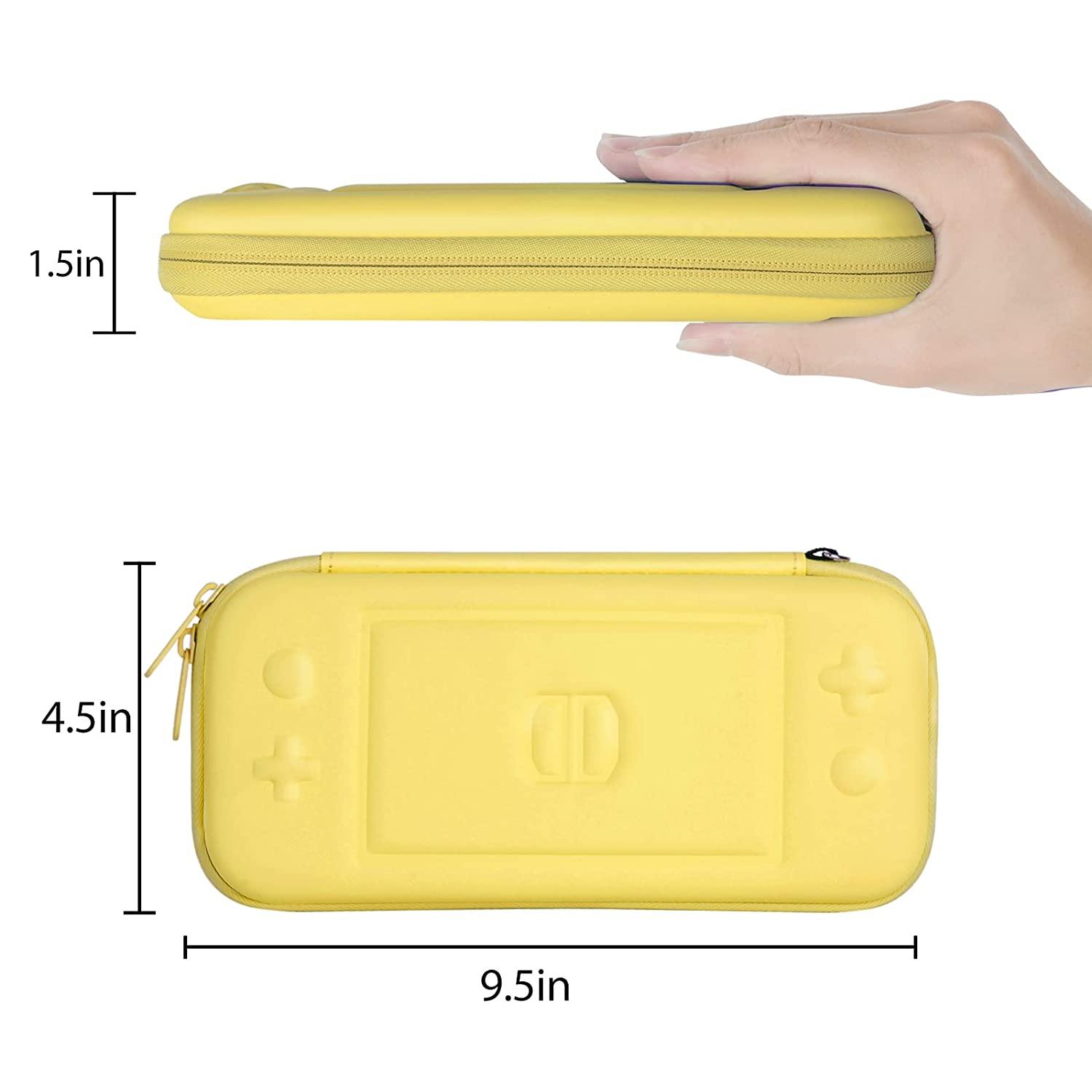 CoBak Carrying Case for Nintendo Switch Lite - with 1 Screen Protector, 1 Grip Case and 4 Thumb Grip Caps. - JOY2ESpree