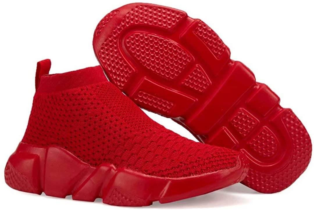 YAVY Kids Sock Sneakers for Boys and Girls Tennis Sock Shoes Lightweight Running Shoes Breathable Casual Sports Shoes - JOY2ESpree