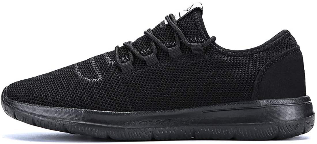 KEEZMZ Men's Running Shoes Fashion Breathable Sneakers Mesh Soft Sole Casual Athletic Lightweight