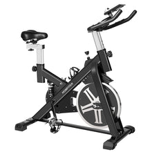 
                        
                          गैलरी व्यूवर में इमेज लोड करें, HOMEFITER Indoor Cycling Bike Exercise Bike Stationary Fitness Workout Bikes with Comfortable Seat Cushion LCD Monitor, Silent Smooth- Solid Black - JOY2ESpree
                        
                      