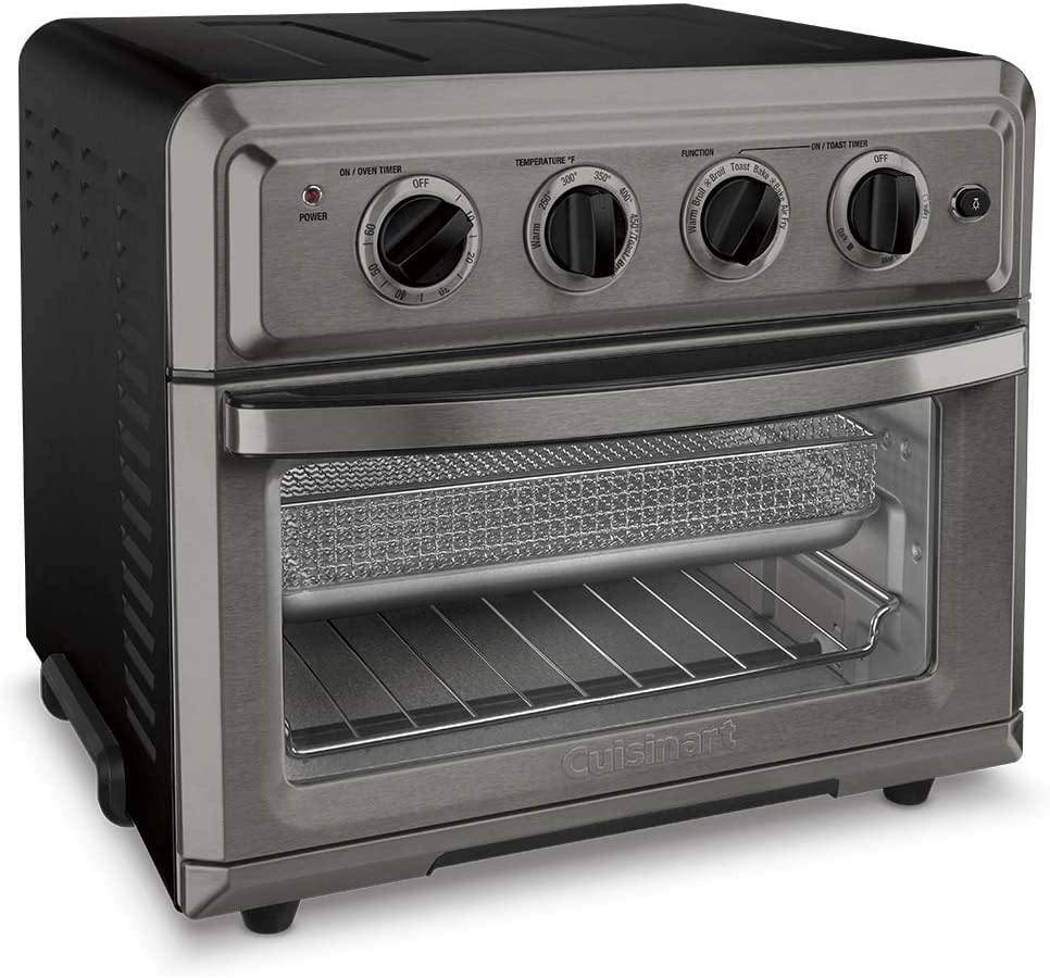 Cuisinart TOA-60BKS Convection Toaster Oven Airfryer, Black SS - JOY2ESpree