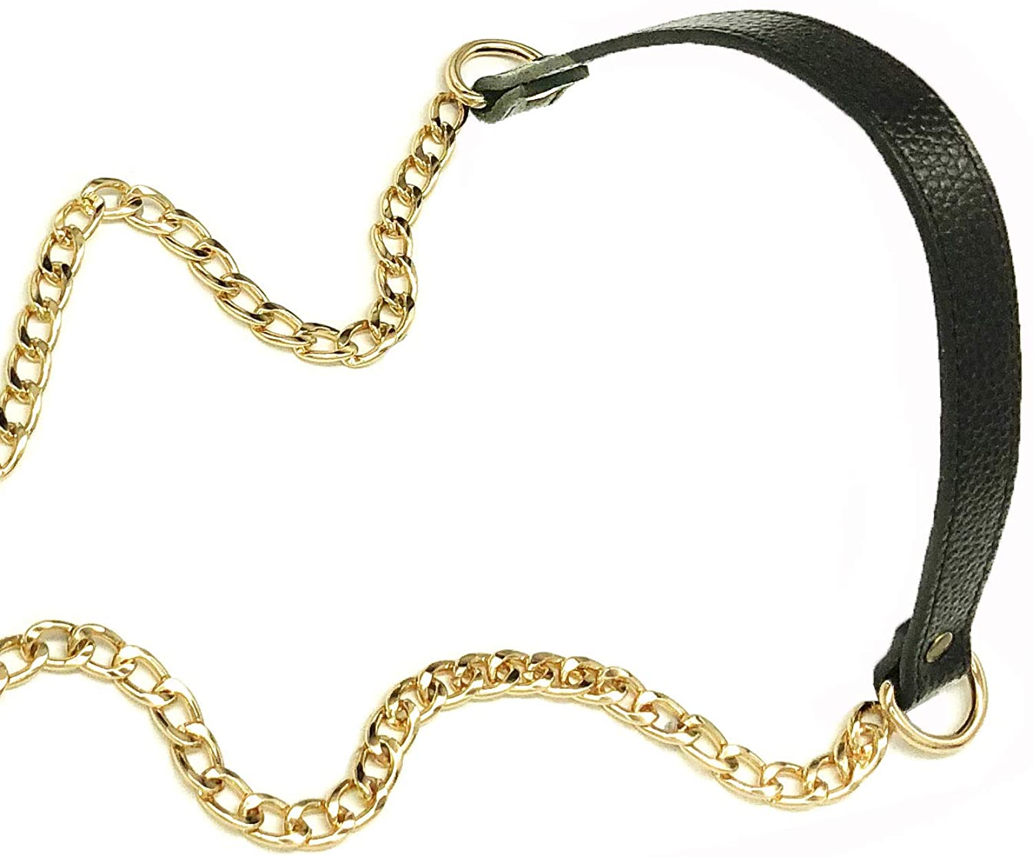 VanEnjoy Replacement Chain & Genuine Leather Shoulder Strap
