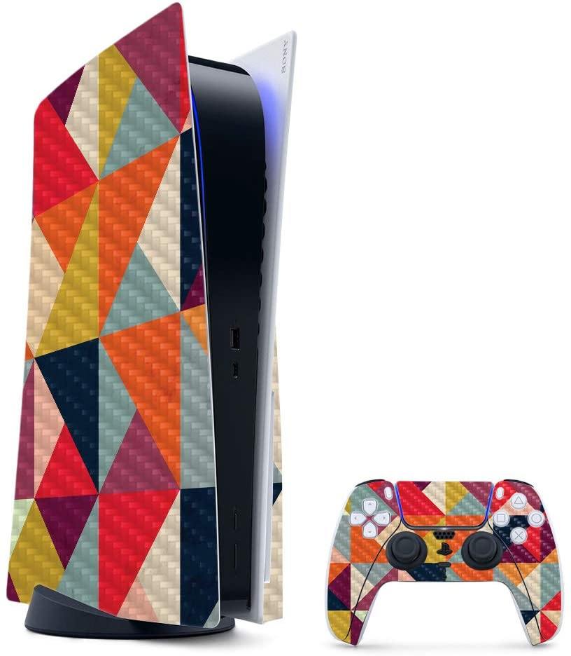 MightySkins Carbon Fiber Skin Compatible with PS5 / Playstation 5 Digital Edition Bundle - JOY2ESpree