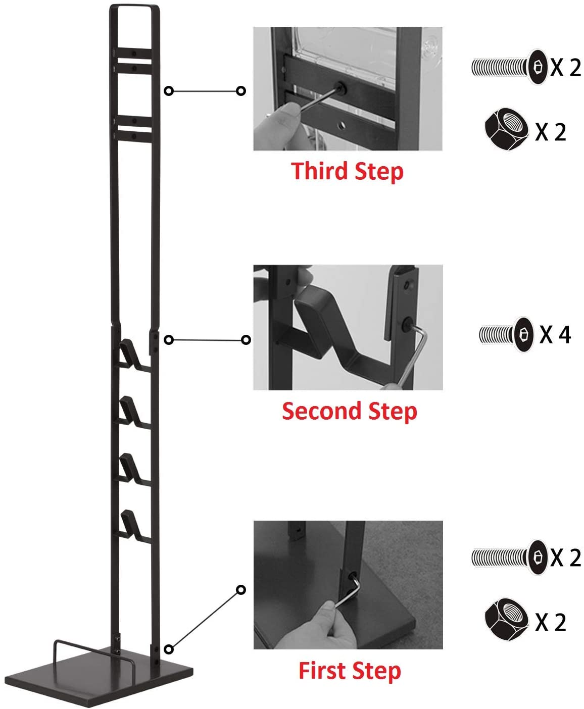 Tolhoom Storage Stand Dock Docking Station for Dyson V11 V10 V8 V7 V6 Cordless Stick Vacuum Cleaner, Stable Metal Storage Bracket Organizer Rack - JOY2ESpree