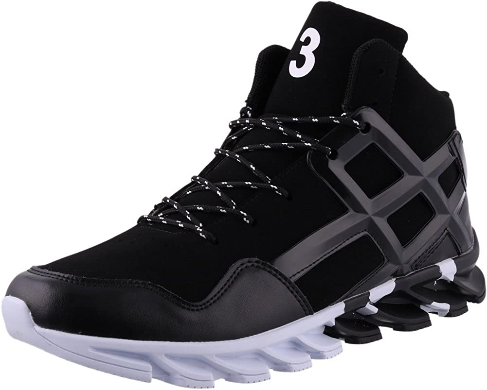 JOOMRA Men's Stylish Sneakers High Top Athletic-Inspired Shoes