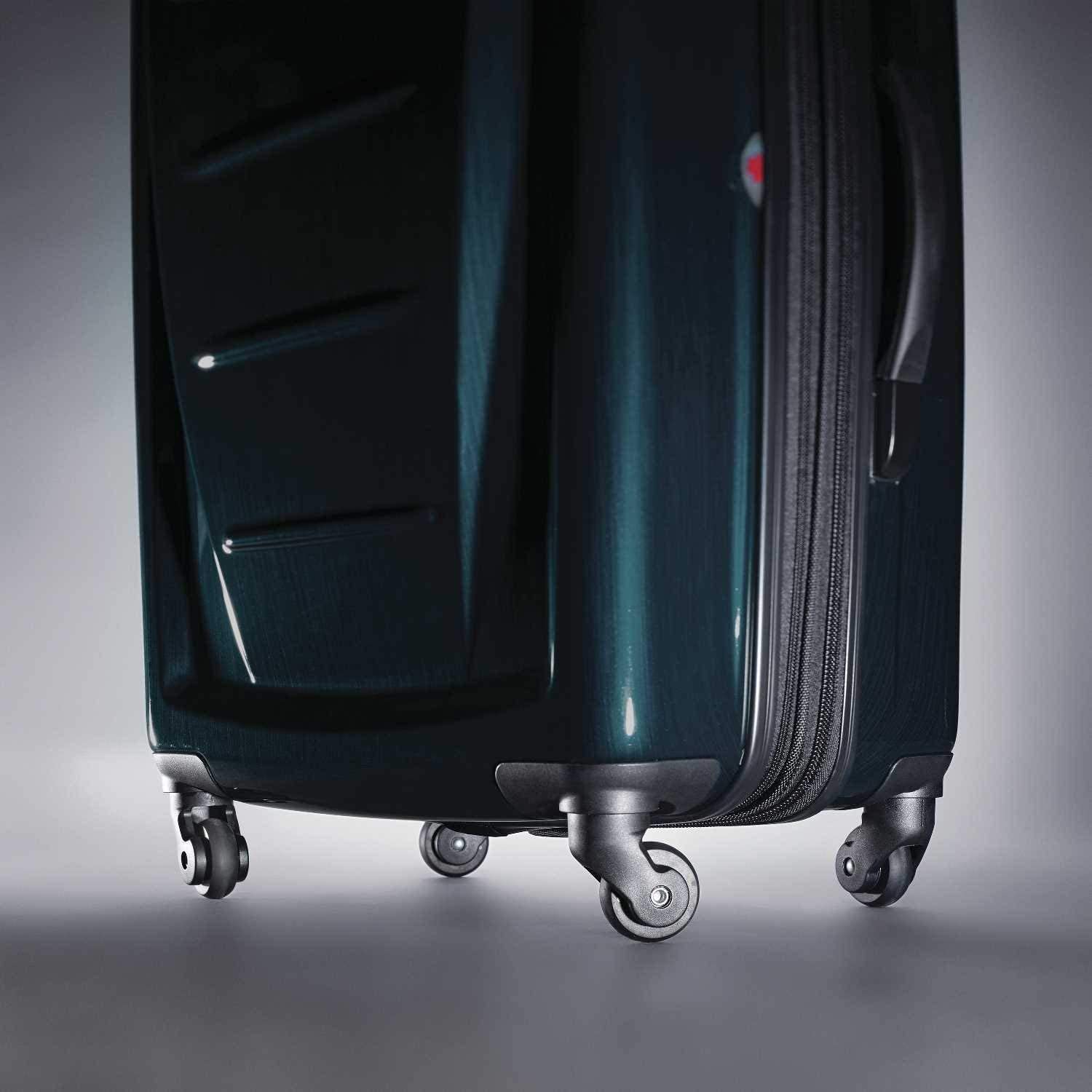 Samsonite Winfield 2 Hardside Expandable Luggage with Spinner Wheels, Charcoal, Checked-Large 28-Inch