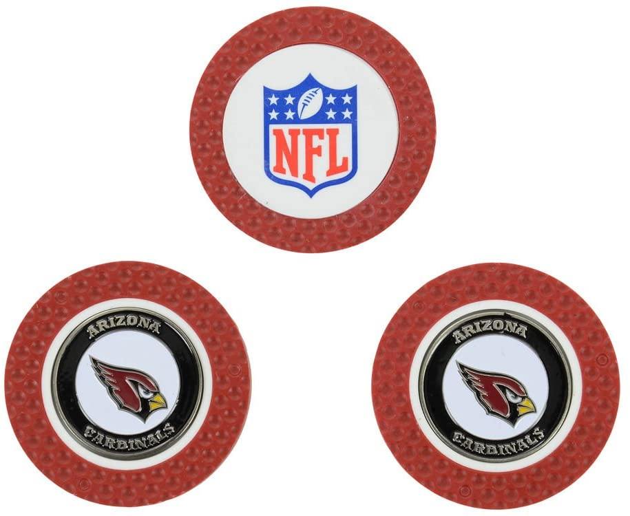 Team Golf NFL Golf Chip Ball Markers (3 Count), Poker Chip Size with Pop Out Smaller Double-Sided Enamel Markers - JOY2ESpree