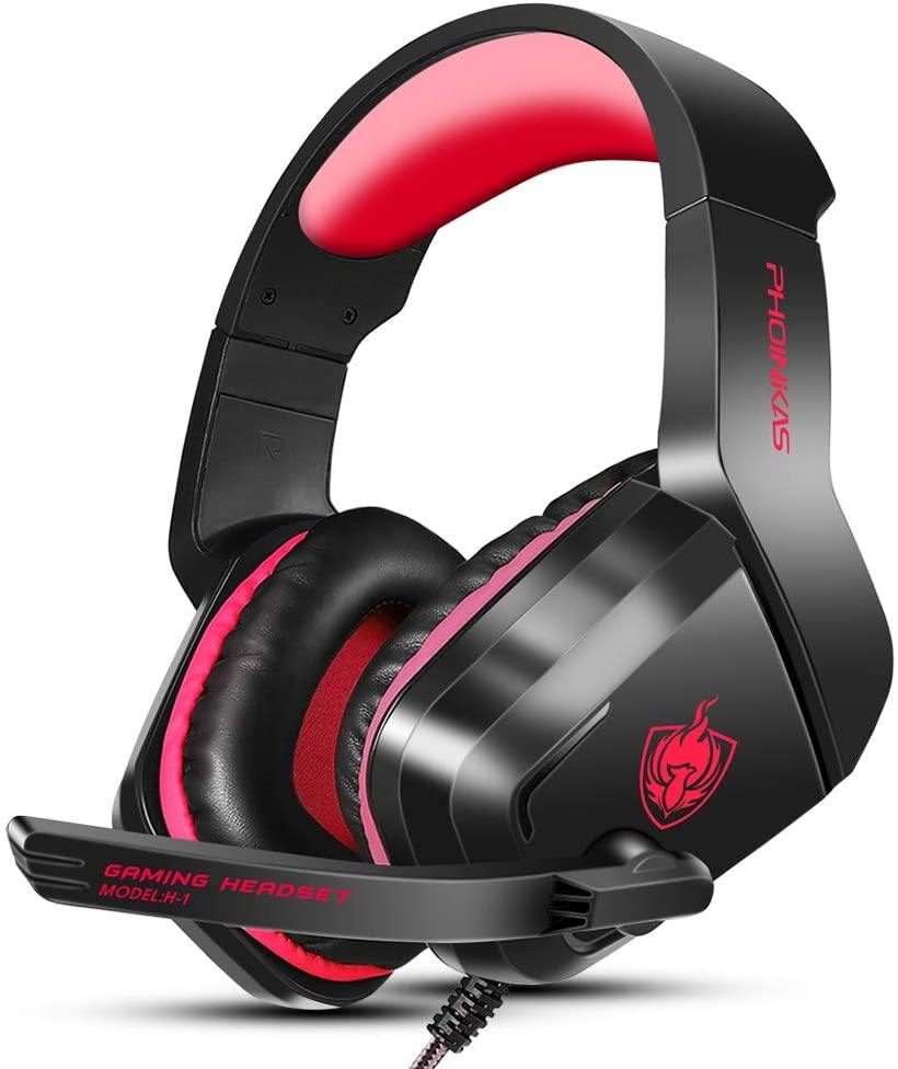 PS4 Gaming Headset with 7.1 Surround Sound, Xbox One Headset with Noise Canceling Mic & LED Light - JOY2ESpree