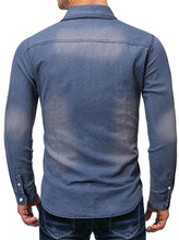 
                        
                          गैलरी व्यूवर में इमेज लोड करें, Cloudstyle Men's Regular Fit Button Down Casual Denim Shirts Long Sleeve Jean Shirts
                        
                      