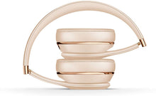 
                        
                          Load image into Gallery viewer, Beats Solo3 Wireless On-Ear Headphones - Apple W1 Headphone Chip, Class 1 Bluetooth, 40 Hours of Listening Time, Built-in Microphone - Satin Gold
                        
                      