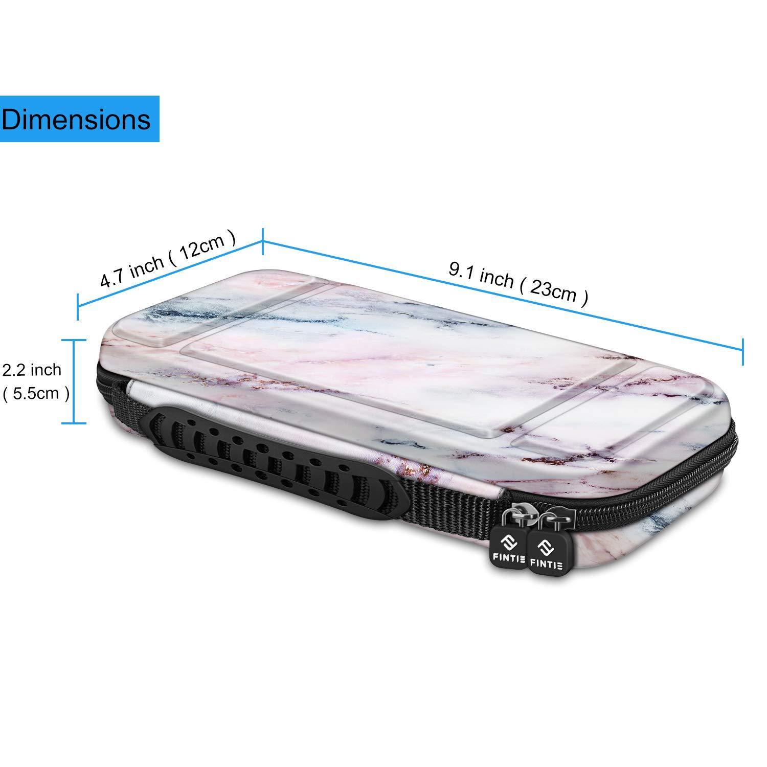 Fintie Carry Case for Nintendo Switch Lite 2019 - [Shockproof] Hard Shell Protective Cover Bag with 15 Game Card/2 Micro SD Card Slots - JOY2ESpree