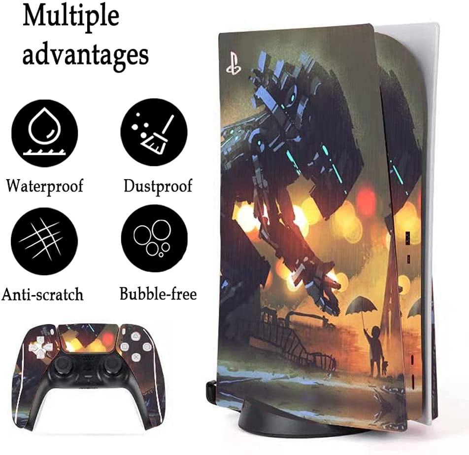 PS5 Skin for Console and Controller, Vinyl Sticker Decal Cover for Playstation 5 - JOY2ESpree