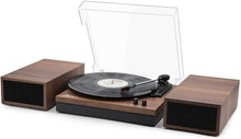 
                        
                          गैलरी व्यूवर में इमेज लोड करें, LP&amp;No.1 Retro Bluetooth Record Player with Stereo External Speakers - JOY2ESpree
                        
                      