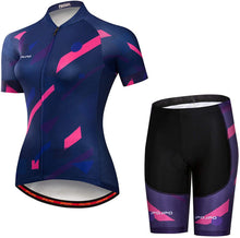 
                        
                          Muat gambar ke penampil Galeri, Women's Cycling Clothing Short Sleeve Bike Jersey Sets Bib Shorts Summer Cycling Sets Reflective
                        
                      