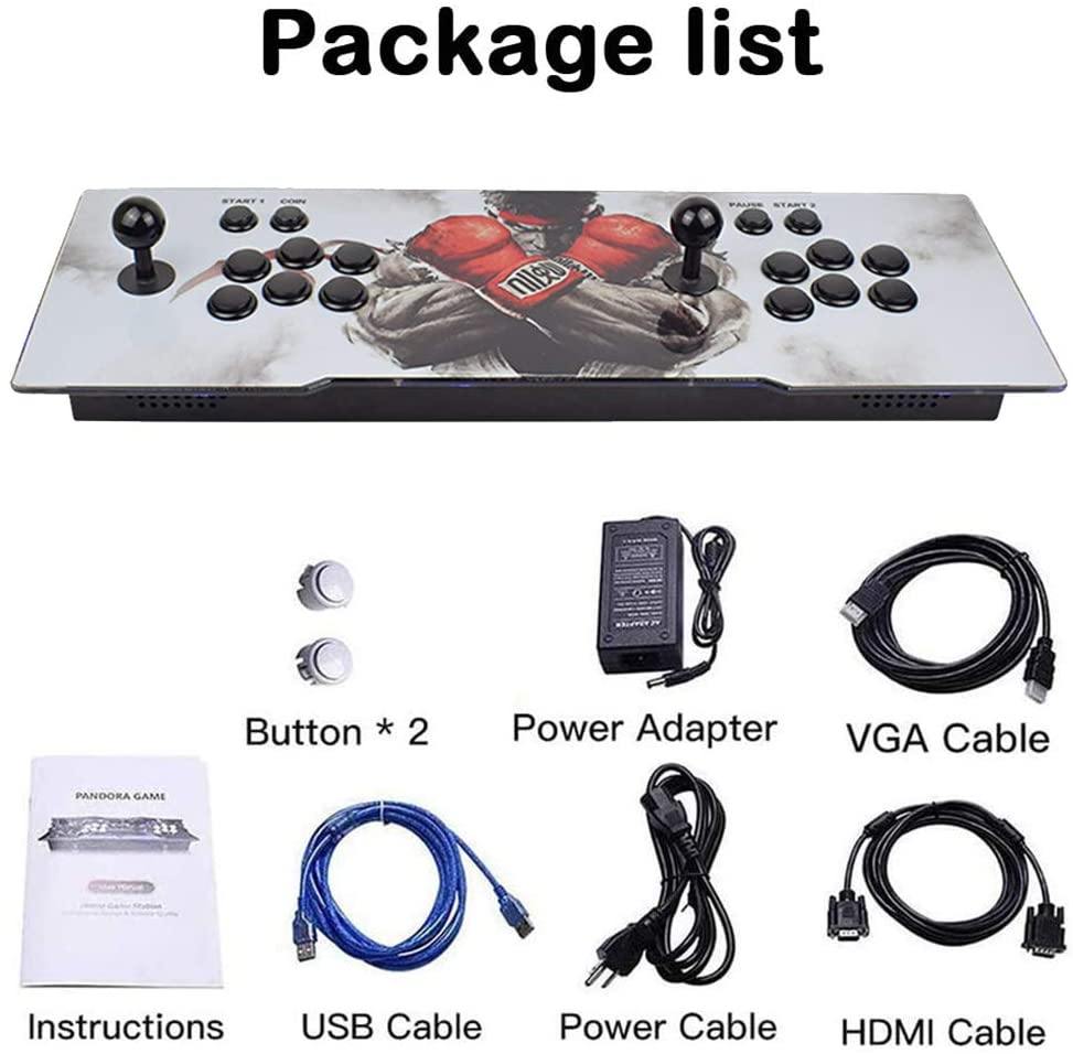 MOSTOP 3D & 2D Arcade Video Game Console 2680 Games in 1 Pandora's Box 180 3D Games 1080P HD 2 Players Arcade Machine - JOY2ESpree
