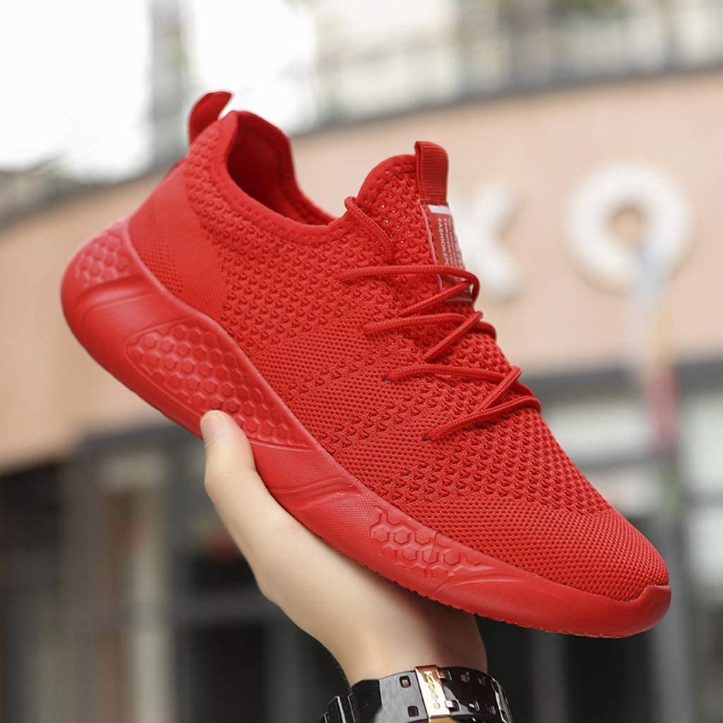 Damyuan Men's Sport Gym Running Shoes Walking Shoes Casual Lace Up Lightweight