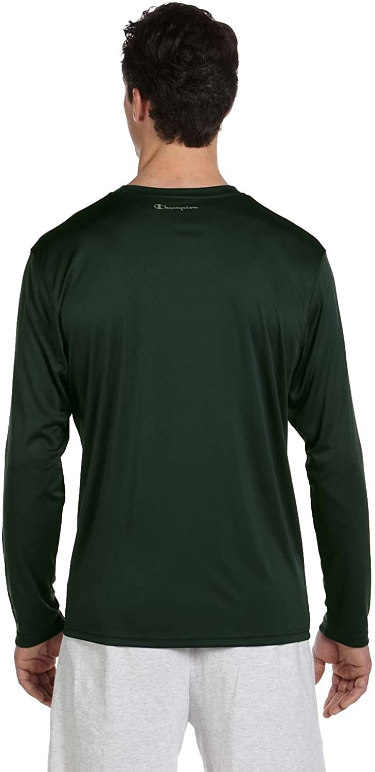 Champion Men's Long-Sleeve Double-Dry Performance T-Shirt