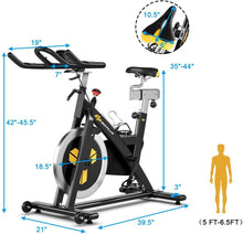 
                        
                          Muat gambar ke penampil Galeri, GYMAX Indoor Stationary Bike, 30LBS Flywheel Magnetic Cycling Bike with LCD Monitor - JOY2ESpree
                        
                      