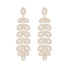 
                        
                          Cargar imagen en el visor de la galería, Swarovski Baron Pierced Earrings Rose Gold/White One Size - JOY2ESpree
                        
                      
