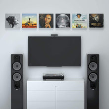 
                        
                          गैलरी व्यूवर में इमेज लोड करें, NIUBEE Black Vinyl Record Shelf Wall Mount 6 Pack - JOY2ESpree
                        
                      