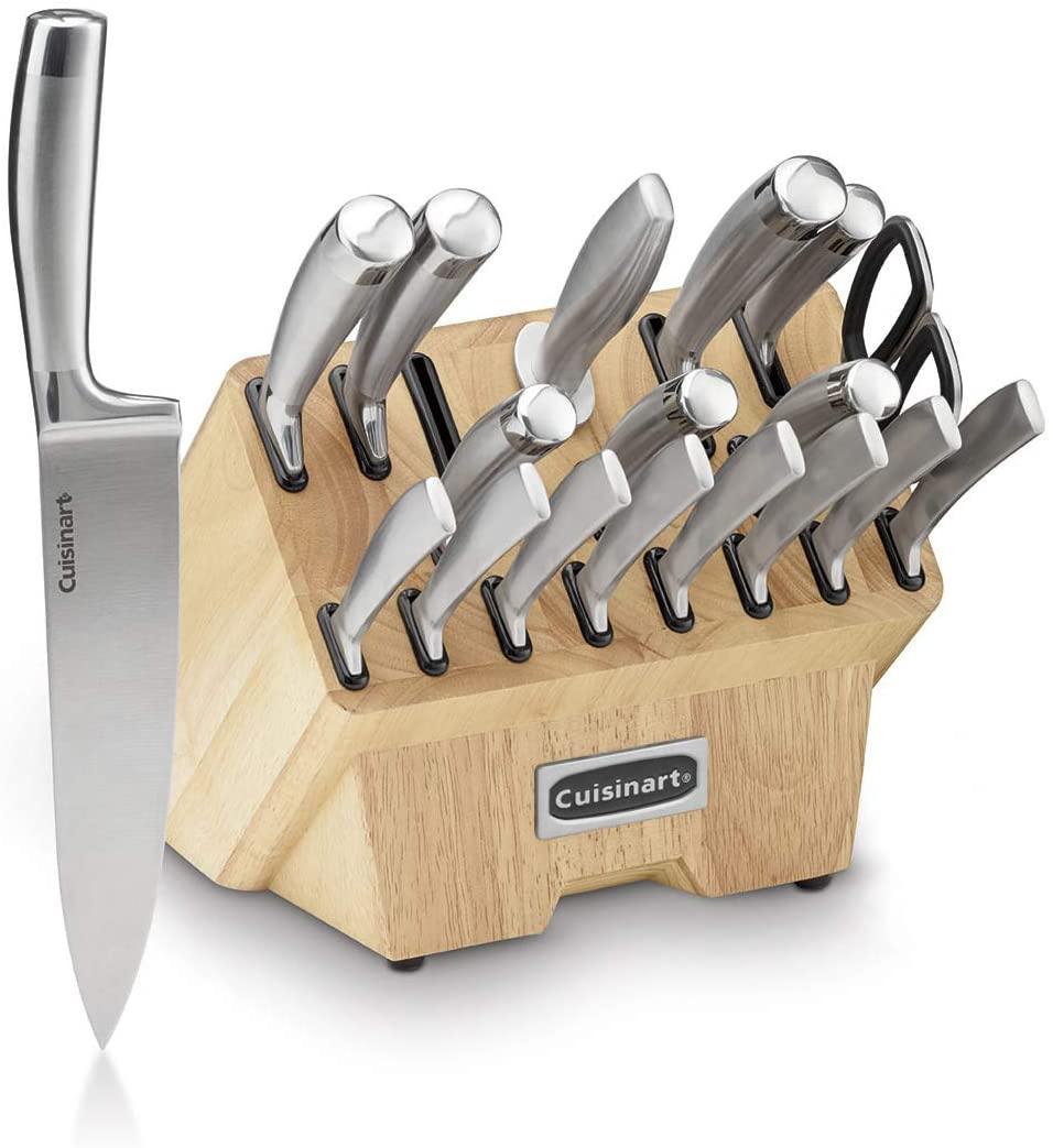 Cuisinart C77SS-19P Normandy 19 Piece Cutlery Block Set, Stainless Steel - JOY2ESpree
