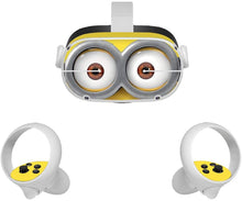 
                        
                          Load image into Gallery viewer, Vinyl Decal Stickers Skin for Oculus Quest 2 VR Headset and Controller, Virtual Reality Protective Decal Accessories (Cute Little Yellow) - JOY2ESpree
                        
                      