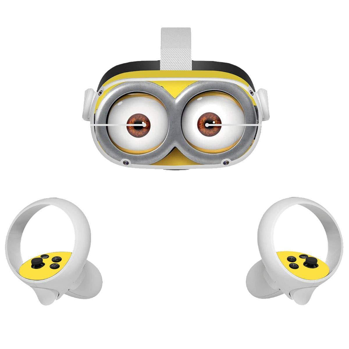 Vinyl Decal Stickers Skin for Oculus Quest 2 VR Headset and Controller, Virtual Reality Protective Decal Accessories (Cute Little Yellow) - JOY2ESpree