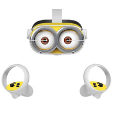 
                        
                          Load image into Gallery viewer, Vinyl Decal Stickers Skin for Oculus Quest 2 VR Headset and Controller, Virtual Reality Protective Decal Accessories (Cute Little Yellow) - JOY2ESpree
                        
                      