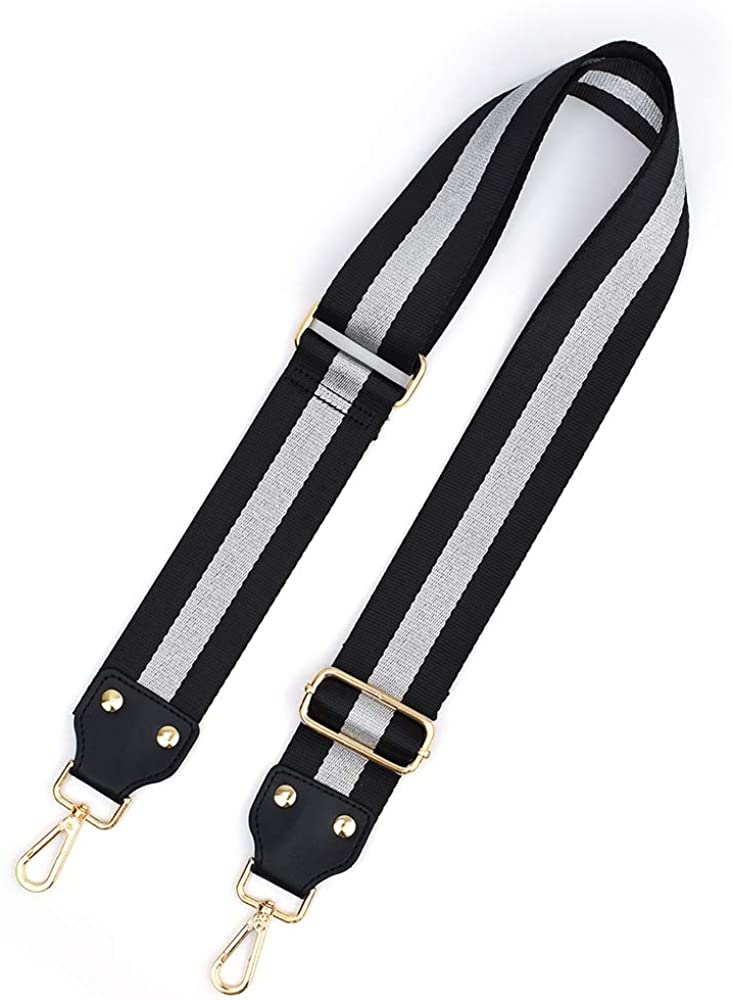 Bag/Purse Strap Replacement Crossbody Shoulder For Women Adjustable Jacquard Woven Cotton Guitar Strap Banjo Strap Style