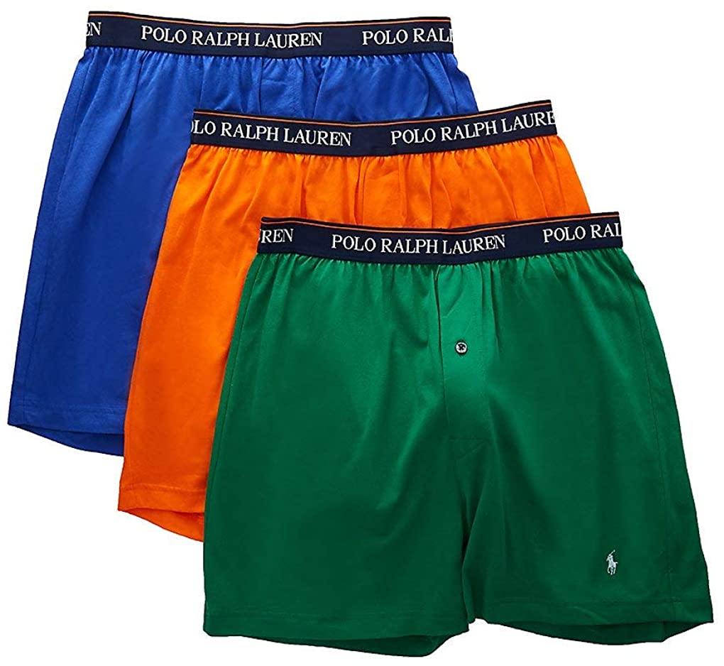 Polo Ralph Lauren Classic Fit w/Wicking 3-Pack Knit Boxers