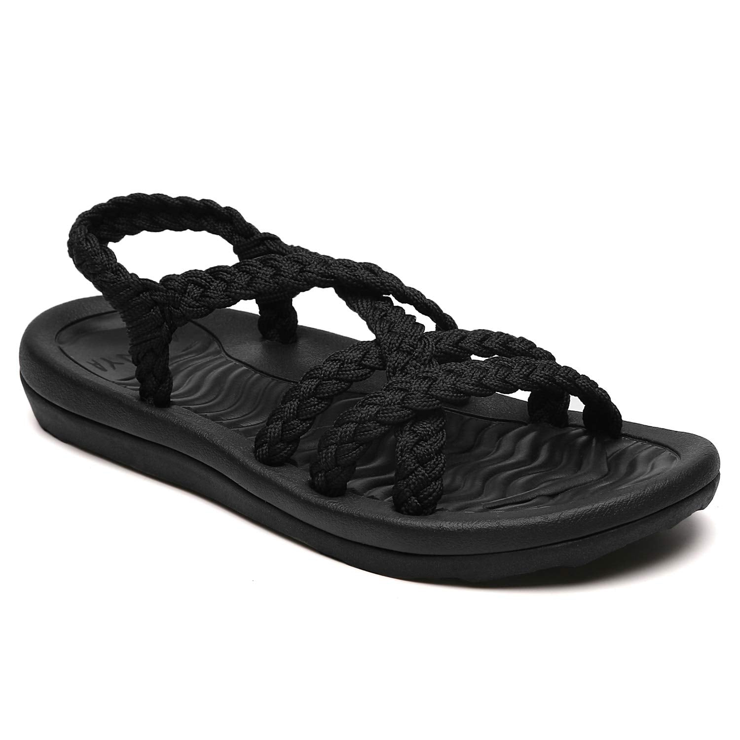 MEGNYA Women's Comfortable Walking Sandals with Arch Support Waterproof for Walking/Hiking/Travel/Wedding/Water Spot/Beach