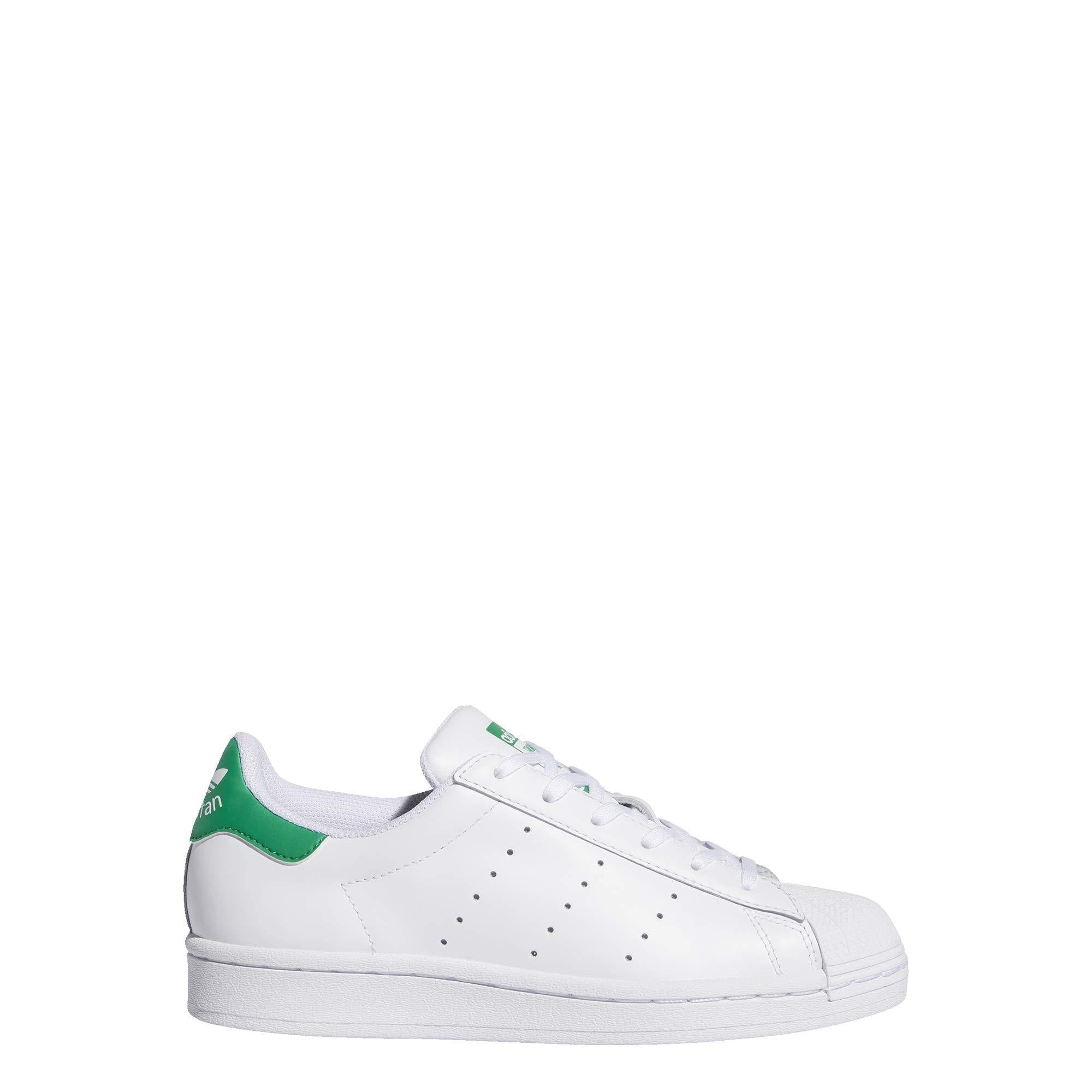 adidas Superstar Stan Smith J 'Cloud White Green' Cloud White/Cloud White/Green Sneakers/Shoes Size 4.5 - JOY2ESpree