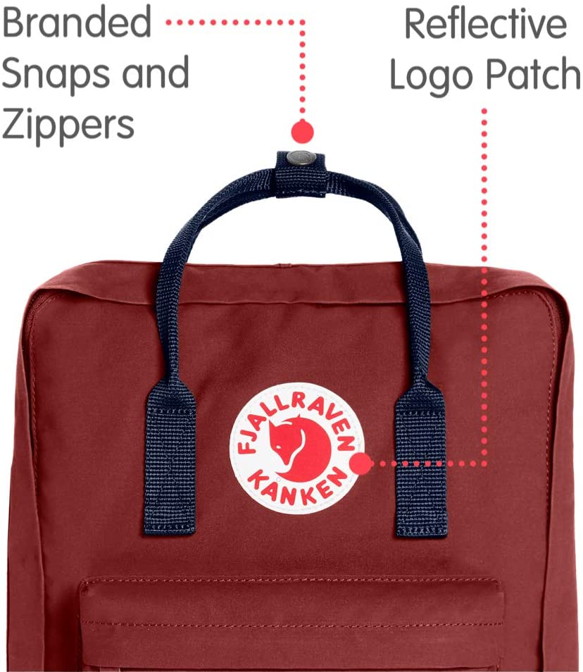 Fjallraven, Kanken Classic Backpack for Everyday, Ox Red
