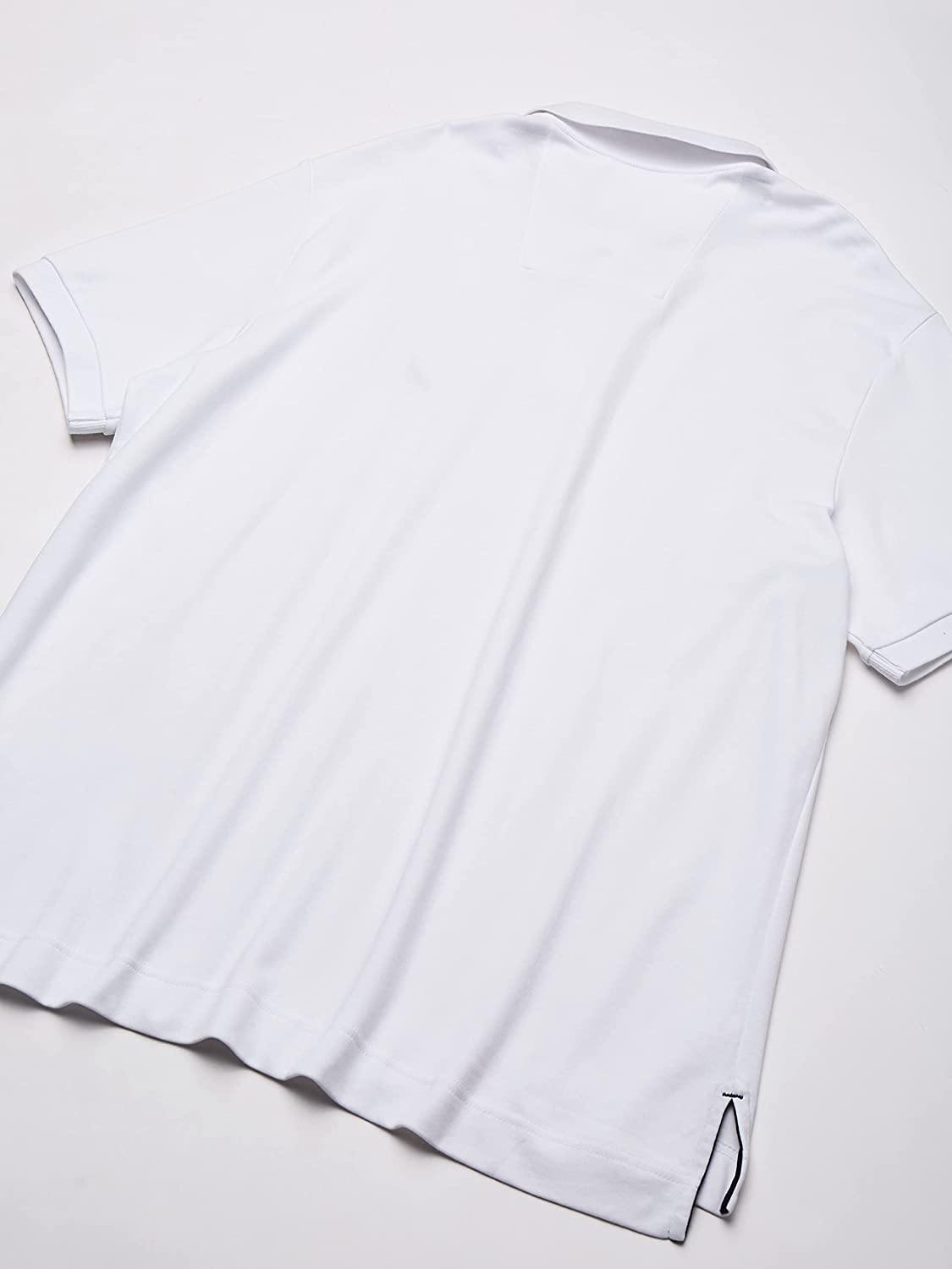Nautica Men's Classic Fit Short Sleeve Solid Soft Cotton Polo Shirt - JOY2ESpree