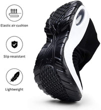 
                        
                          Load image into Gallery viewer, STQ Slip On Breathe Mesh Walking Shoes Women Fashion Sneakers Comfort Wedge Platform Loafers
                        
                      